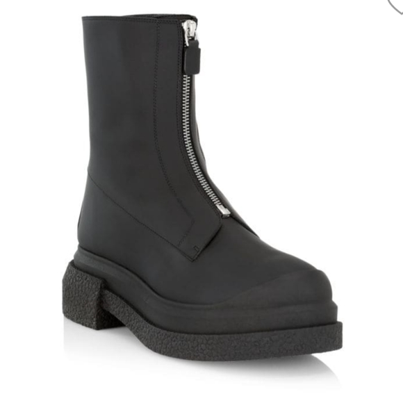 STUART WEITZMAN Charli Zip Sport Leather Boots size 9 - Picture 1 of 10